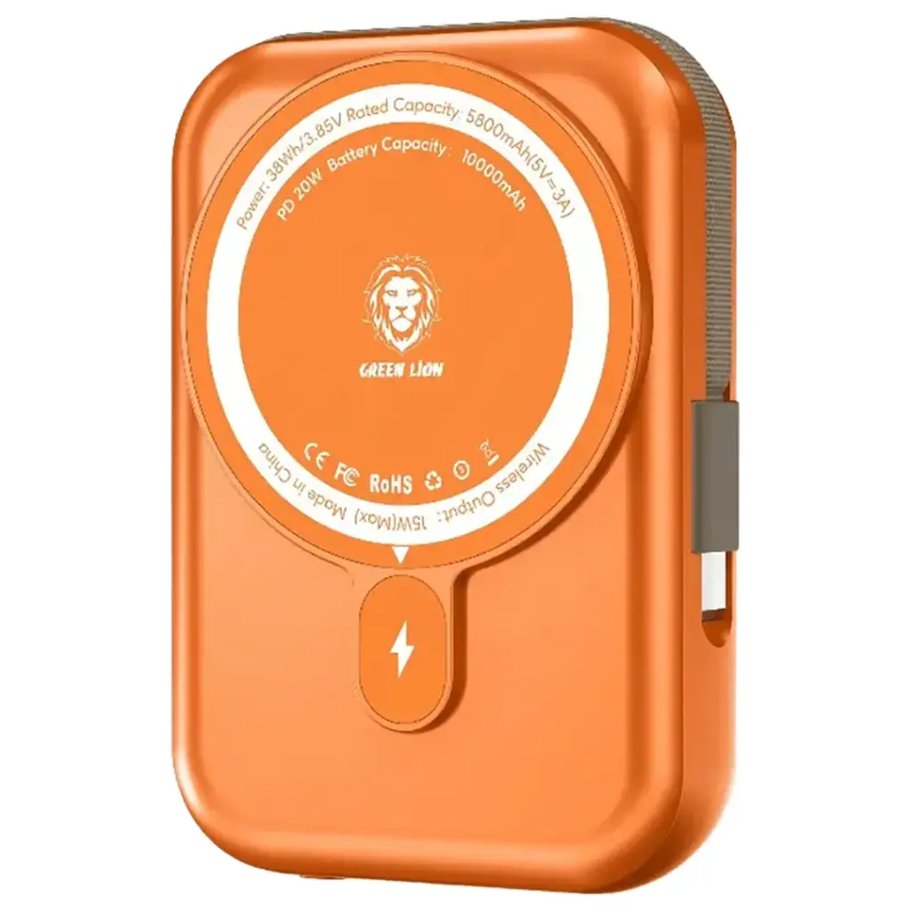 Green Lion 10000mAh Monaco MagSafe Power Bank